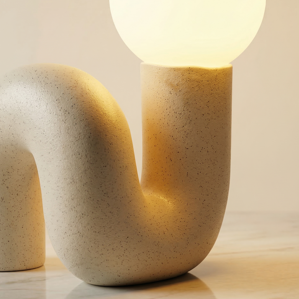Designer-Tischlampe Videbæk von Gilde Handwerk