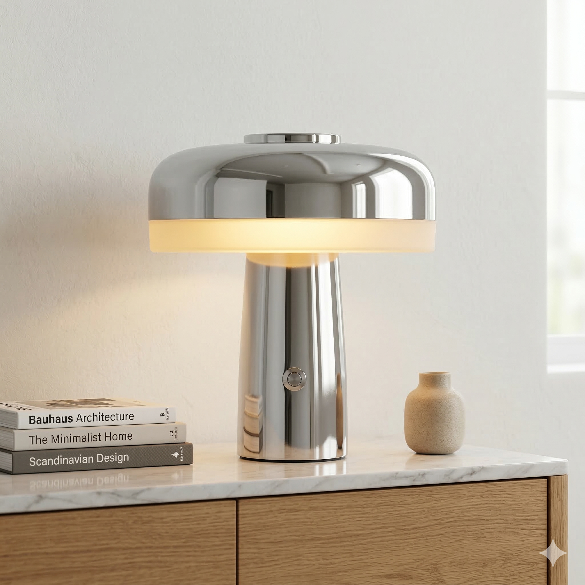 Kabellose Designerlampe Bork von Dyberg Larsen